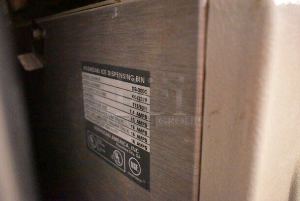 Hoshizaki KM-500MAF Stainless Steel Commercial Ice Head on Hoshizaki DB-200C Hotel Dispenser Ice Bin. 115-120 Volts, 1 Phase.  - Image 7 of 7