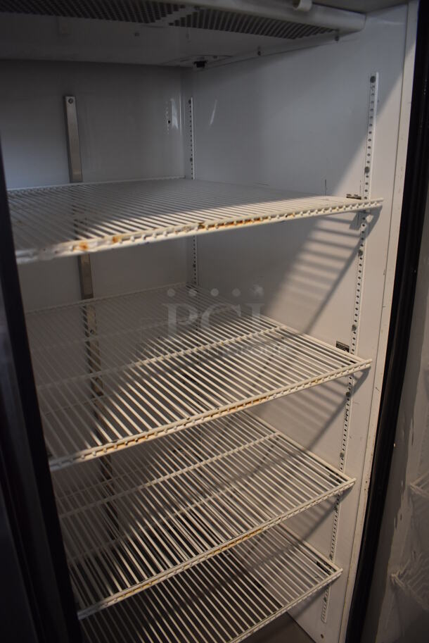2011 True TG1F-1S ENERGY STAR Stainless Steel Commercial Single Door Reach In Freezer w/ Poly Coated Racks on Commercial Casters. 115 Volts, 1 Phase. Tested and Powers On But Does Not Get Cold - Image 5 of 6