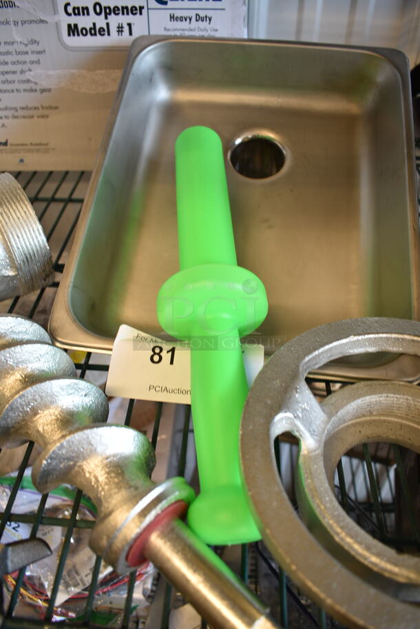 BRAND NEW SCRATCH AND DENT! Assure 190M22HGA Meat Grinder Attachment with Stomper for #22 Hub - Image 3 of 4