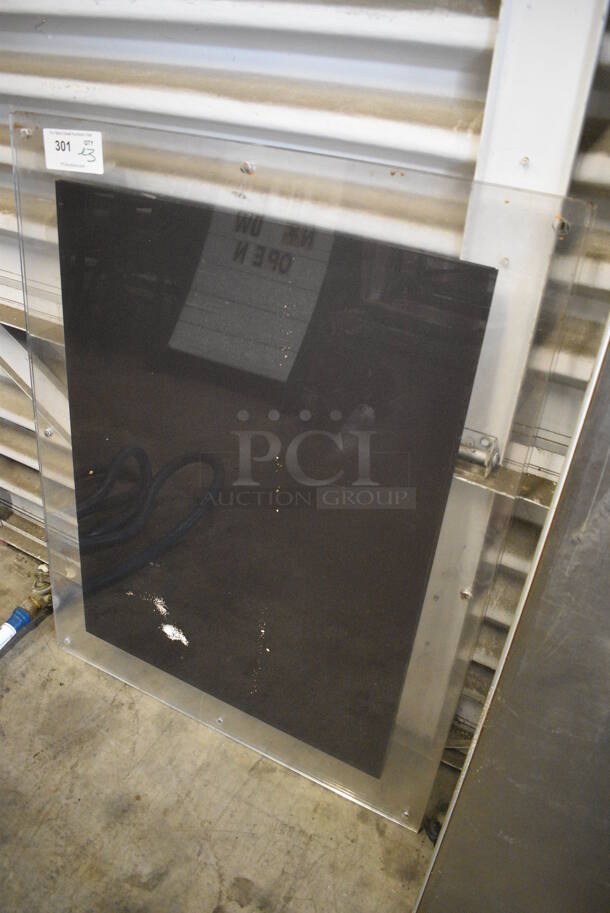 ALL ONE MONEY! Lot of 3 Clear and Black Panels. 30x38 - Image 2 of 3