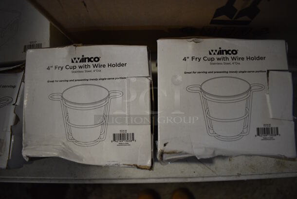 13 Various BRAND NEW IN BOX! Winco Stainless Steel Items; 2 Fry Cup, Mini 2-3/4" Sauce Pan, 2 4" Fry Pans, 5" Fry Pan, Mini 5-3/16" Square Kadai Bowl, Mini 5" Sauce Pan, 2 Mini 4-3/4" Casserole and 3 Mini 4-3/4" Casserole. 13 Times Your Bid! - Image 2 of 9