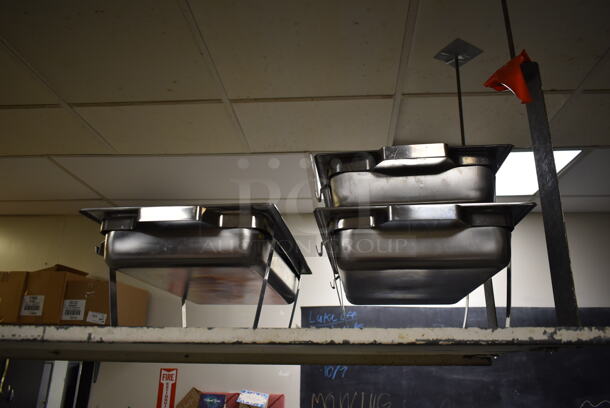 8 Metal Chafing Dishes. 8 Times Your Bid! (dish room) - Image 4 of 4