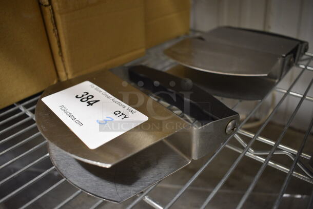 3 Nemco Model SMC100 Stainless Steel Rocking Salad Cutter Tosser. 6.5x1.5x6.5. 3 Times Your Bid! - Image 1 of 2
