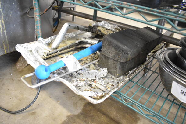 ALL ONE MONEY! Lot of Full Size Baking Pan and Squeegees! 18x26x1 - Image 2 of 3