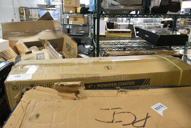 BRAND NEW SCRATCH AND DENT! Lavex Boltic 687FM1509PC 36" Powder Coat Air Curtain with Plunger Door Switch - Image 2 of 4