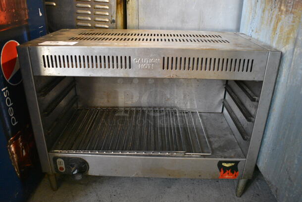 Vollrath Cayenne Stainless Steel Commercial Electric Powered Cheese Melter. 28.5x14x21.5. Cannot Test Due To Plug Style