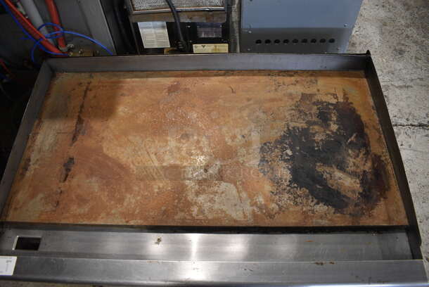 Tri-Star Stainless Steel Commercial Countertop Natural Gas Powered Flat Top Griddle. 48x32x13 - Image 5 of 5