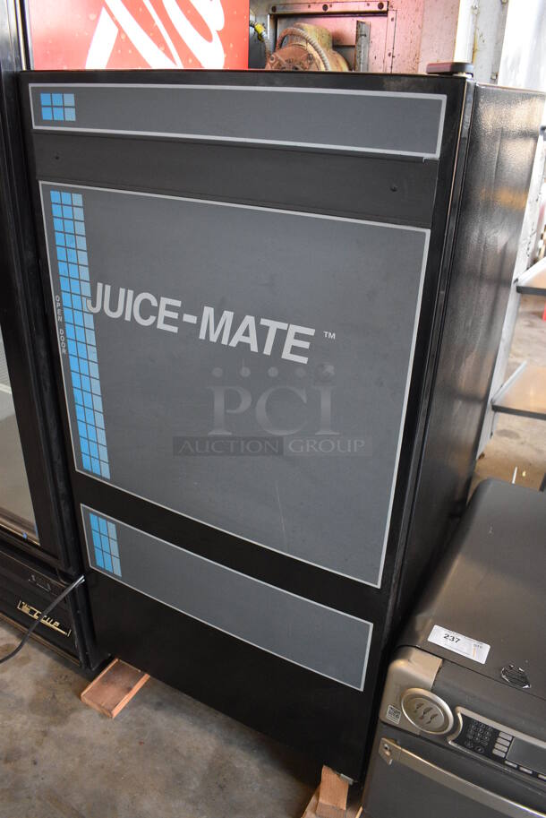 BRAND NEW! KD Distributing Model FMR1 Metal Commercial Refrigerated Juice Mate Vending Machine. 115 Volts, 1 Phase. 28x27x56. Tested and Working! - Image 2 of 7