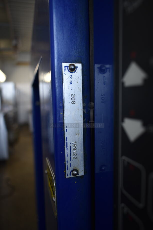 Oliver Metal Commercial Electric Powered Convection Oven w/ Pan Rack Stand on Commercial Casters. 208 Volts.  - Image 7 of 7