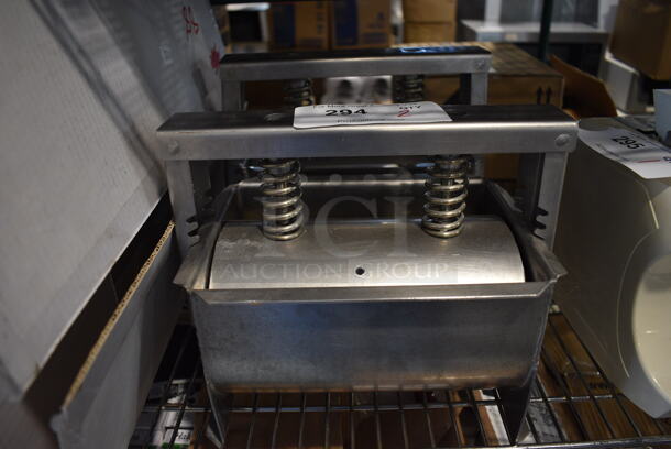 2 Stainless Steel Commercial Ham Presses. 11x8x9. 2 Times Your Bid!