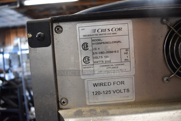 Cres Cor H138NPS36CLCMQRL Stainless Steel Commercial Heated Holding Cabinet on Commercial Casters. 120 Volts, 1 Phase. 25x33x74. Cannot Test Due To Plug Style - Image 6 of 6