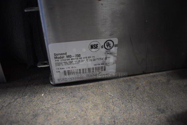Manitowoc SY0424A Stainless Steel Commercial Ice Head on Servend MD-250 Stainless Steel Commercial 8 Flavor Carbonated Beverage Machine. 115 Volts, 1 Phase. 30.5x31x61 - Image 7 of 7