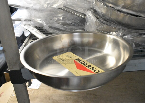 6 BRAND NEW! Vollrath 11114-24 9-1/2" Stainless Steel Frying Pan w/ Hollow Metal Handle. 6 Times Your Bid!  - Image 4 of 5