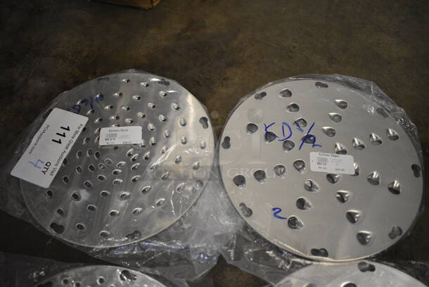 4 BRAND NEW! Metal Pelican Head Grating Blades; KD-3/16, KD-1/2, KD-5/16, KD-GD. 9.25x9.25. 4 Times Your Bid! - Image 2 of 7
