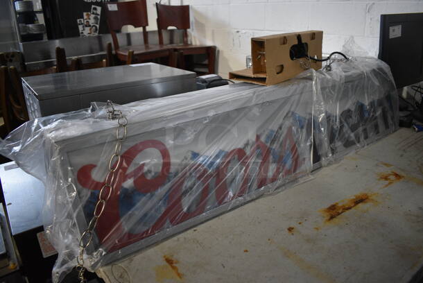 BRAND NEW! Coors Light Ceiling Mount Light Fixture. 50.5x13x11 - Image 2 of 5