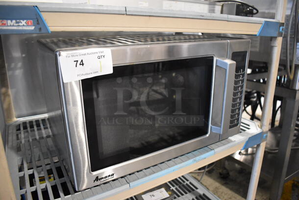 Amana Stainless Steel Commercial Countertop Microwave Oven. 115 Volts, 1 Phase. - Image 6 of 7