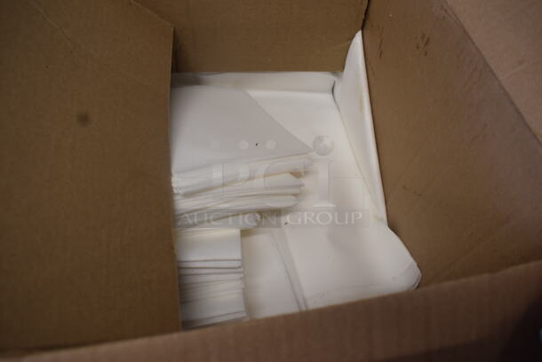 ALL ONE MONEY! Table and Floor Lot Including Chalkboard, Receipt Paper, Cash Drawer, Sanitizing Buckets, Hose, Lid, Sheet Pans and MORE! - Image 6 of 8