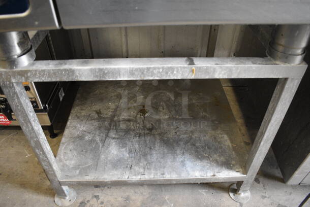 Alto Shaam Model CTP10-10E Stainless Steel Commercial Electric Powered Combitherm Convection Oven on Stainless Steel Equipment Stand. 35.5x38x69.5 - Image 6 of 6
