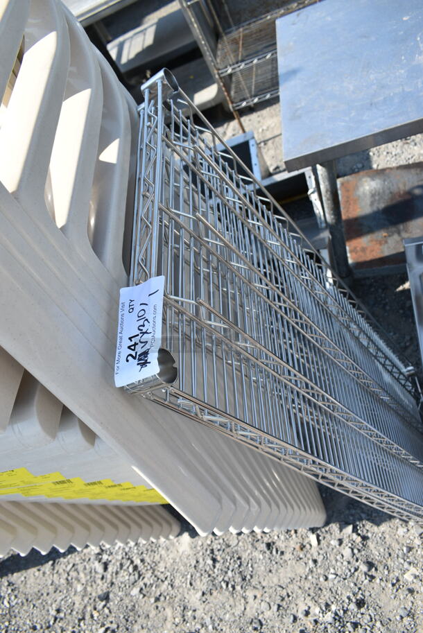 3 BRAND NEW SCRATCH AND DENT! Various Items Including 2 Chrome Finish Wire Shelves and Regency 600KPD500 Heavy-Duty Keg / Pail Dolly - 400 lb. Capacity. 3 Times Your Bid!  - Image 4 of 6