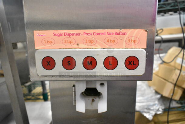 SureShot AC6.E Stainless Steel Commercial Countertop Sugar Dispenser. 120 Volts, 1 Phase.  - Image 3 of 5