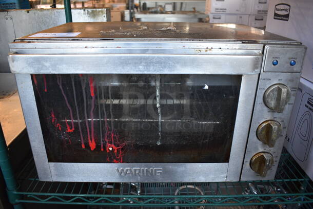 Waring Stainless Steel Commercial Countertop Electric Powered Convection Oven. 120 Volts, 1 Phase. 24x17x14. Tested and Does Not Power On