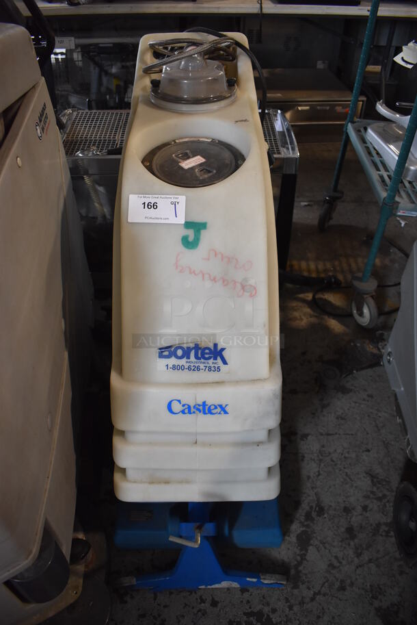 Bortek Castex Metal Commercial Floor Style Floor Cleaning Machine. Tested and Working!