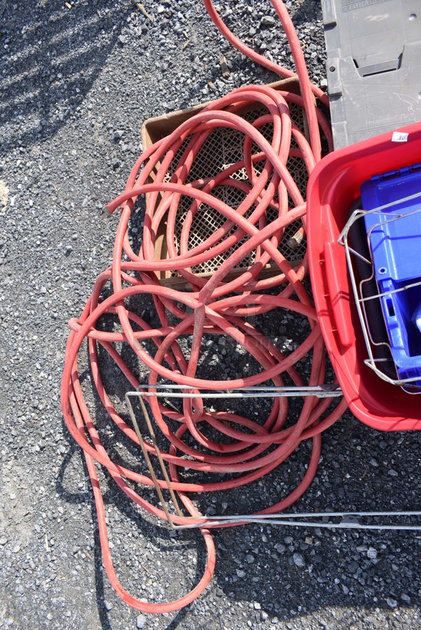 ALL ONE MONEY! Lot of Various Poly Bins and Hose - Image 5 of 5