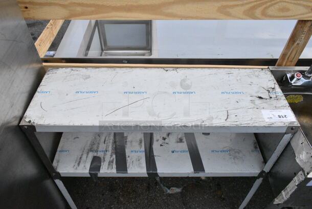 BRAND NEW! Metal 2 tier Shelving Unit. - Image 2 of 3