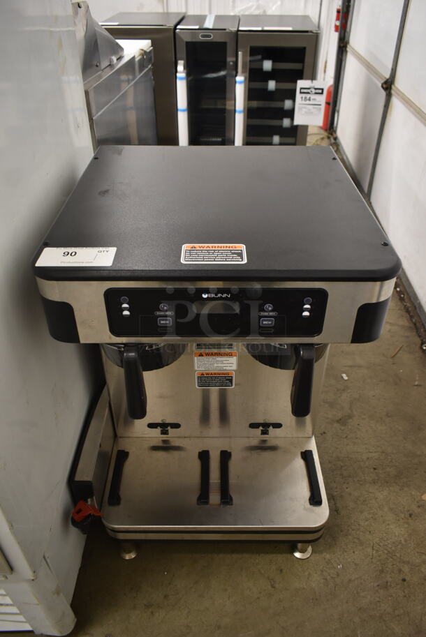 2021 Bunn ICB TWIN SH ENERGY STAR Stainless Steel Commercial Countertop Double Coffee Machine. 120/240 Volts, 1 Phase. - Image 1 of 4