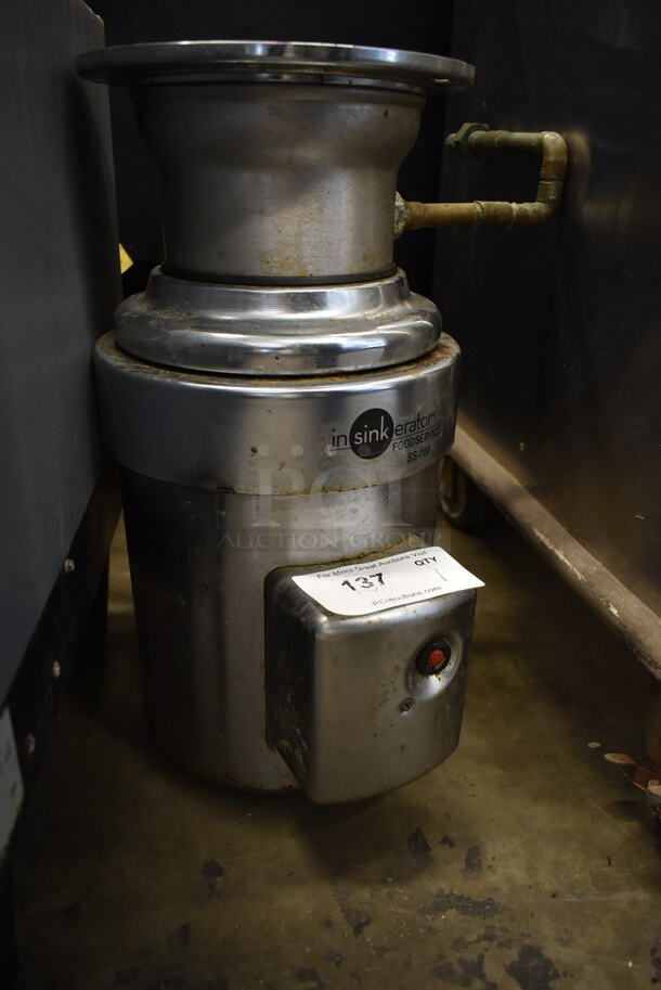 Insinkerator SS100-47 Metal Commercial Garbage Disposal Waste Disposer. 208/230/460 Volts, 3 Phase.  - Image 3 of 4