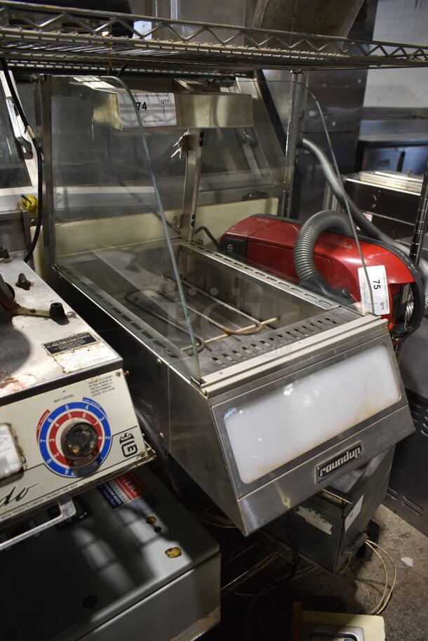 Roundup DCH-12CF Stainless Steel Commercial Countertop Heated Display Case Merchandiser. 120 Volts, 1 Phase. Tested and Working! - Image 2 of 5