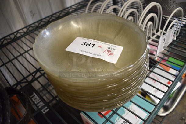 ALL ONE MONEY! Lot of 13 Clear Poly Plates! 8x8x1 - Image 2 of 3