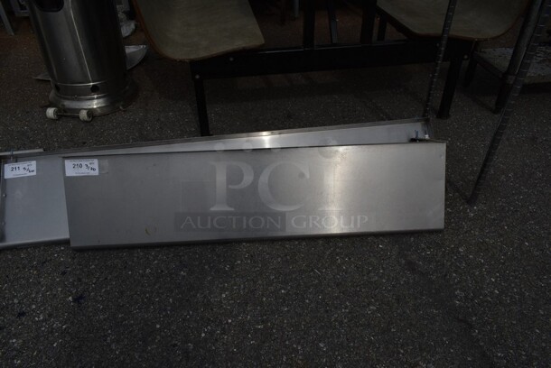 Stainless Steel Wall Mount Shelf. - Image 1 of 3