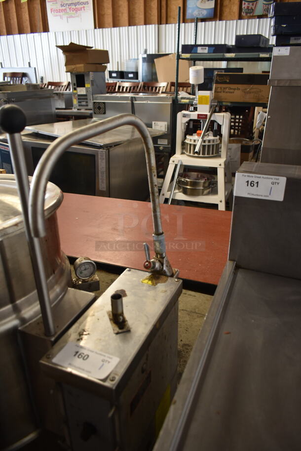 Cleveland KET-12-T Stainless Steel Commercial Electric Powered 12 Gallon Steam Kettle Tilting Kettle. 200-208/240 Volts, 1/3 Phase. - Image 5 of 7