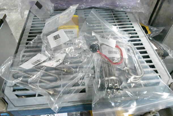 5 BRAND NEW SCRATCH AND DENT! Items Including HP00893052 Hobart 00-893052 Shaft, HP00893101 Hobart 00-893101 Rebuild Kit For 1/2" Solenoid Valve, HP0094128600 Hobart 00-941286-00001 Element-Heater,Sump,208-240V, HP00271123 Hobart 00-271123 Hi-Limit, HP008931200 Hobart 00-893120-00001 Element,Heater,5Kw,200V. 5 Times Your Bid!  - Image 1 of 12