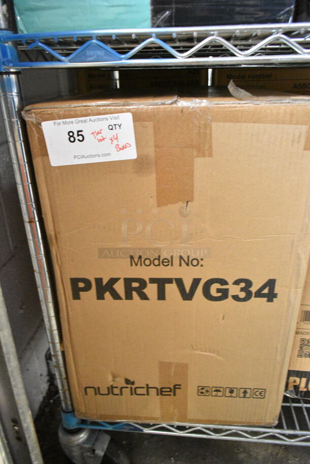 4 Various Items Including PKRTVG34 NutriChef Vertical Rotisserie Oven, Pyle PLQB10 10 inch 500 Watt Car Audio Speaker Subwoofer Bandpass Enclosure System, NCBS10S NutriChef 10 Piece Non-stick Bakeware Set, Masingo Karaoke Machine. 4 Times Your Bid!  - Image 2 of 10