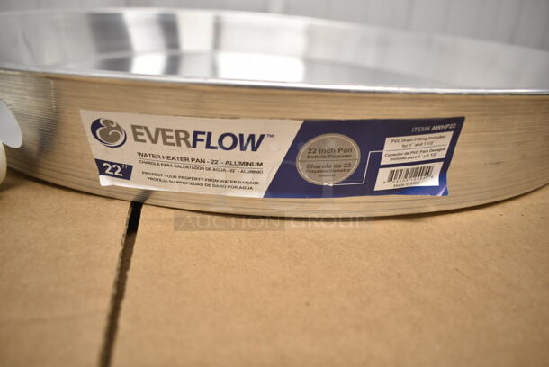 BRAND NEW! Everflow AWHP22 Aluminum Water Heater Drain Pan - Image 3 of 3