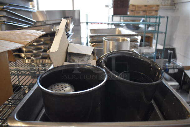 ALL ONE MONEY! Tier Lot of Various Items Including Glasses, Ceramic Dishes and Bins - Image 2 of 5