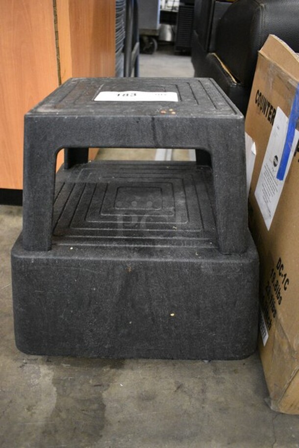 Step Stool. Missing 2 Casters. 14x14x14. - Image 1 of 5