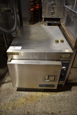 Cleveland 21CET8 SteamCraft Stainless Steel Commercial Countertop Electric Powered Single Deck Steam Cabinet. 208 Volts, 3 Phase. 