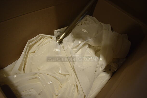 ALL ONE MONEY! Lot of Curtains and Rod! - Image 2 of 3