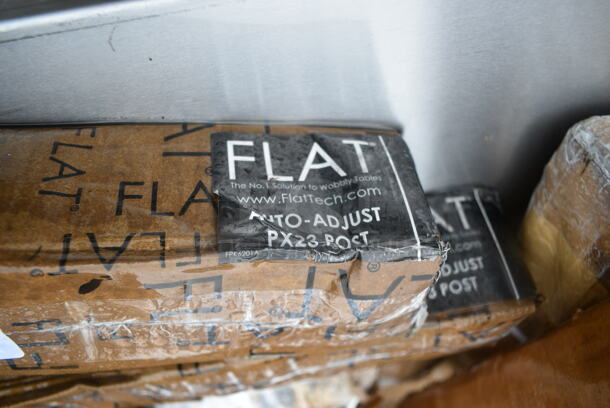 5 BRAND NEW SCRATCH AND DENT! Items Including Flat PX23 Post, Metal Countertop Table Numbers. 5 Times Your Bid! May Be Missing Pieces.  - Image 3 of 9