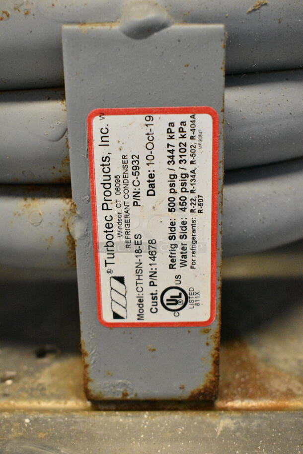 Manitowoc RF1200W Stainless Steel Commercial Ice Machine Head on Commercial Ice Bin. 220 Volts, 1 Phase. - Image 3 of 5