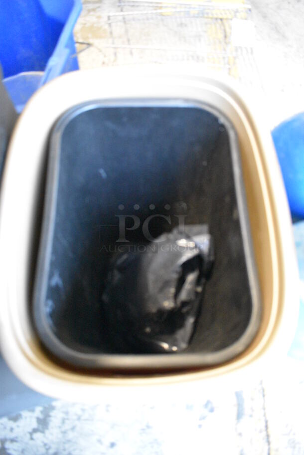 2 Various Poly Trash Cans. Includes 14x18x23. 2 Times Your Bid! - Image 2 of 3