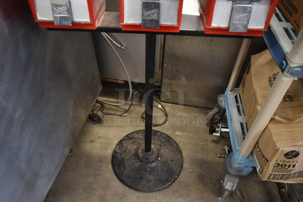 Metal Floor Style 3 Hopper Candy Vending Machine.  - Image 2 of 3