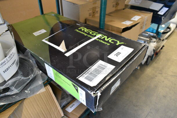 BRAND NEW SCRATCH AND DENT! Regency 600PRDX 1.15 GPM Deck-Mounted Pre-Rinse Faucet with Single Base - Image 2 of 3