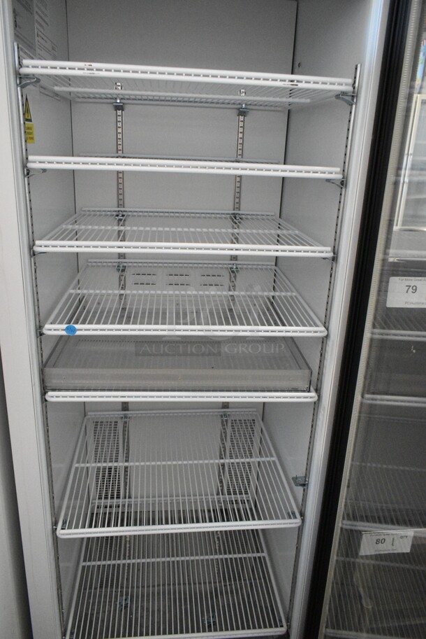 2019 Habco SE18HC Metal Commercial Single Door Reach In Cooler Merchandiser. 115 Volts, 1 Phase. Tested and Working! - Image 2 of 3