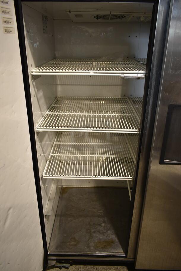 2011 True TG2R-2S Stainless Steel Commercial 2 Door Reach In Cooler w/ Poly Coated Racks on Commercial Casters. 115 Volts, 1 Phase. Tested and Working! - Image 5 of 8