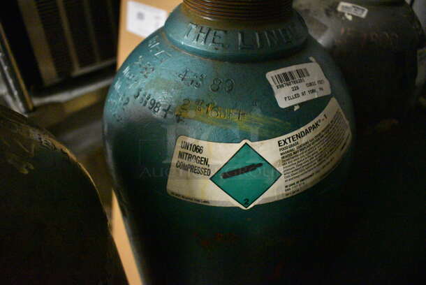 3 Metal Nitrogen Tanks. 8x8x57. Buyer Must Pick Up - We Will Not Ship This Item. 3 Times Your Bid! (kitchen) - Image 4 of 5