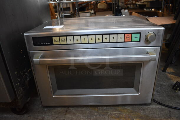 Panasonic Stainless Steel Commercial Countertop Microwave Oven. 26x23x19 - Image 1 of 6
